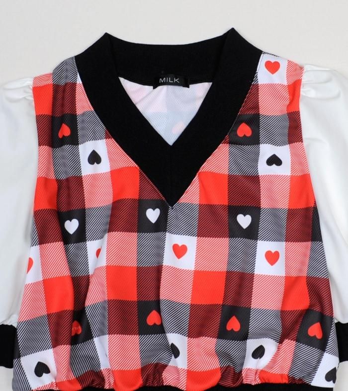 Love Check TOPS - MILK MILKBOY OFFICIAL ONLINE SHOP | milk inc.