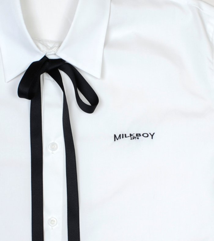 LOGO RIBBON SHIRTS - MILK MILKBOY OFFICIAL ONLINE SHOP | milk inc