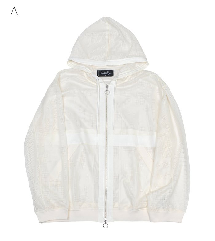 MESH ZIP UP HOODIE - MILK MILKBOY OFFICIAL ONLINE SHOP | milk inc.