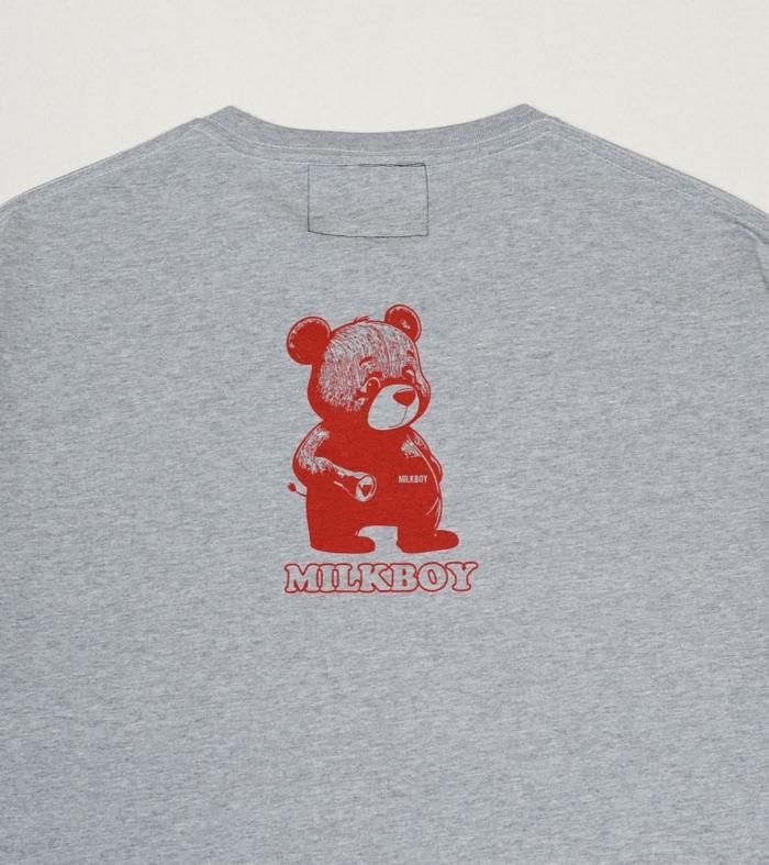 SCARED BEARS CLUB TEE - MILK MILKBOY OFFICIAL ONLINE SHOP