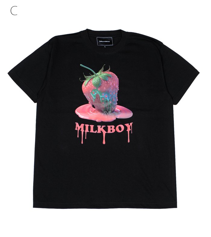 商品 MILKBOYミルクボーイwhippedberry ホイップベリー いちごシャツ