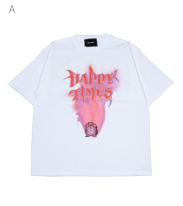 HAPPY TIMES TEE - MILK MILKBOY OFFICIAL ONLINE SHOP | milk inc