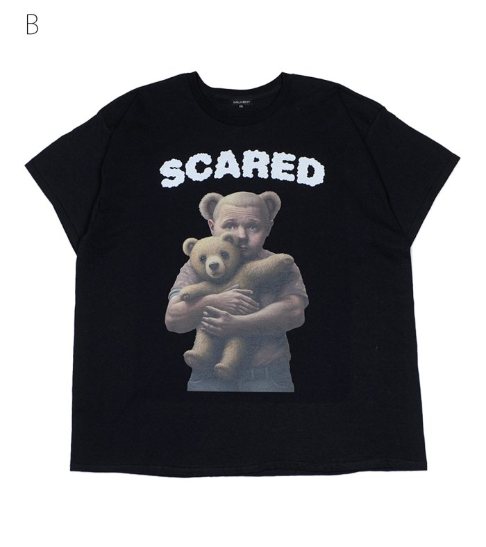 SCARED BOY TEE - MILK MILKBOY OFFICIAL ONLINE SHOP | milk inc