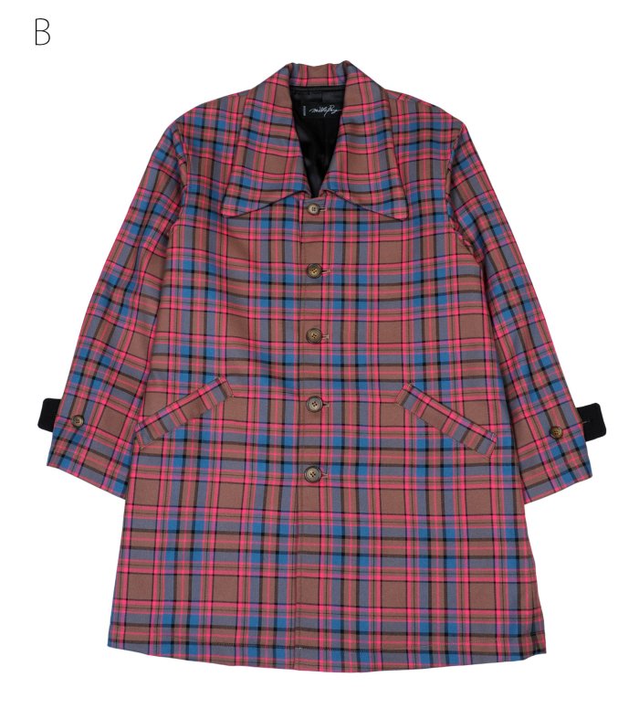 TEDDY CHECK COAT - MILK MILKBOY OFFICIAL ONLINE SHOP | milk inc