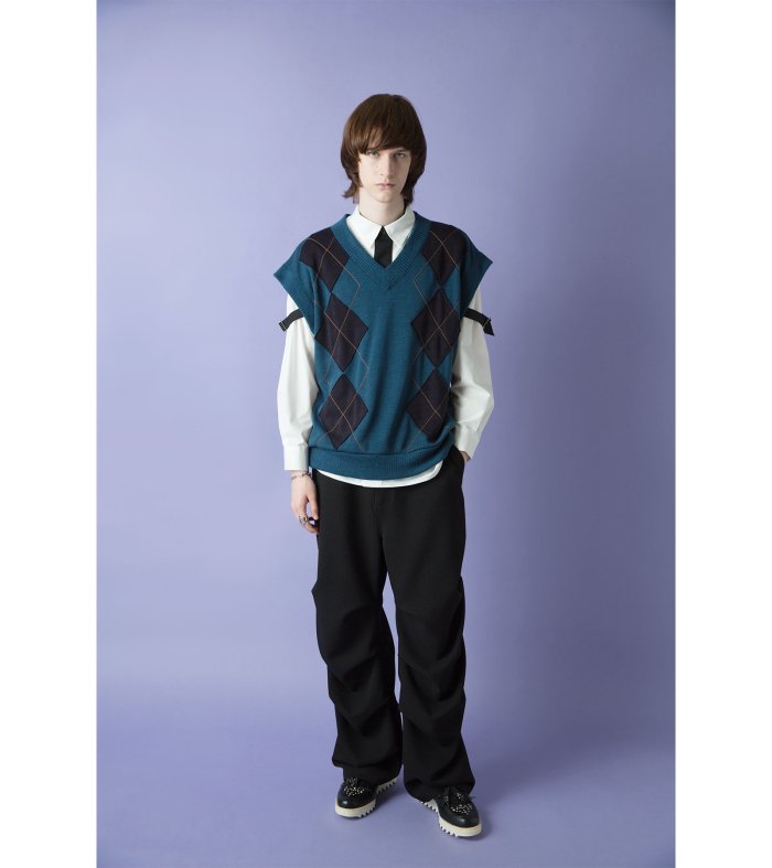 ARGYLE VEST - MILK MILKBOY OFFICIAL ONLINE SHOP | milk inc.