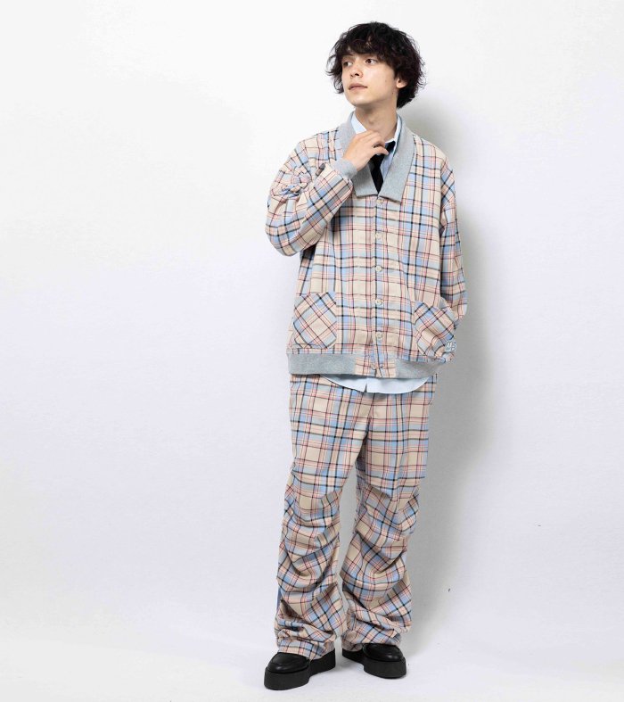 TEDDY CHECK CARDIGAN - MILK MILKBOY OFFICIAL ONLINE SHOP | milk inc