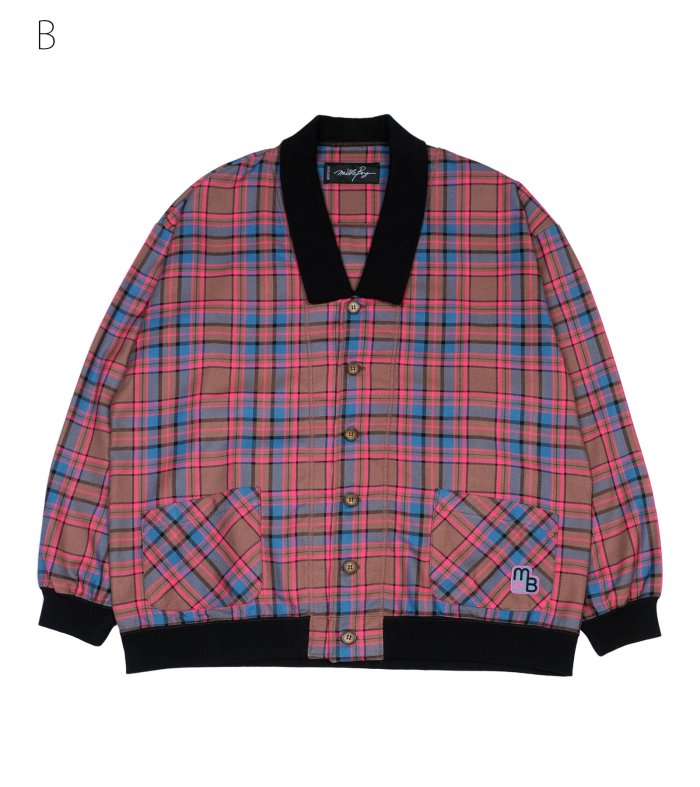 TEDDY CHECK CARDIGAN - MILK MILKBOY OFFICIAL ONLINE SHOP | milk inc