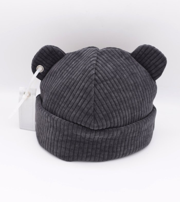 MILKBOY BEAR BEANIE くま ニット帽 ペールブラック 黒 - ニット