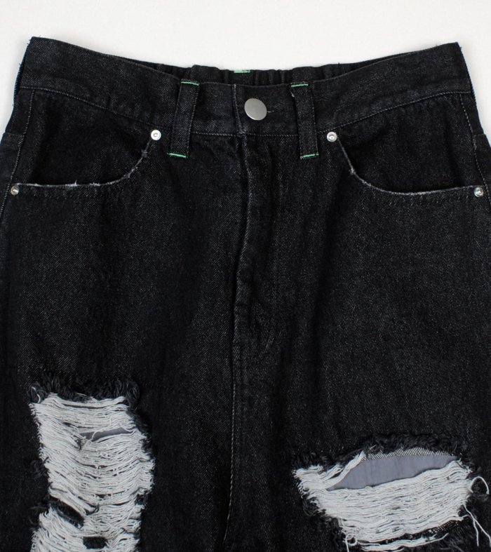 DAMAGED DENIM PANTS - MILK MILKBOY OFFICIAL ONLINE SHOP | milk inc.