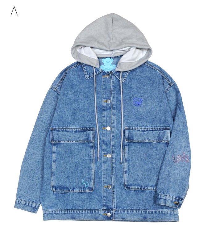 HOODED DENIM JK - MILK MILKBOY OFFICIAL ONLINE SHOP | milk inc.