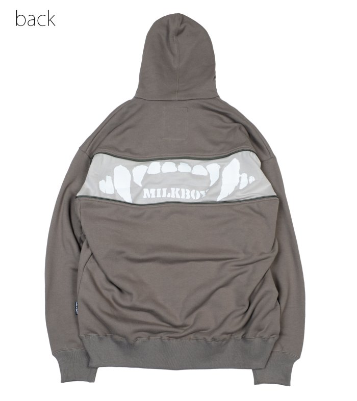 ZIP FANG HOODIE - MILK MILKBOY OFFICIAL ONLINE SHOP | milk inc