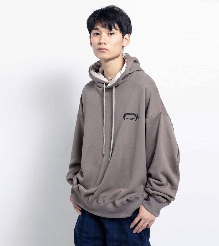 ZIP FANG HOODIE - MILK MILKBOY OFFICIAL ONLINE SHOP | milk inc