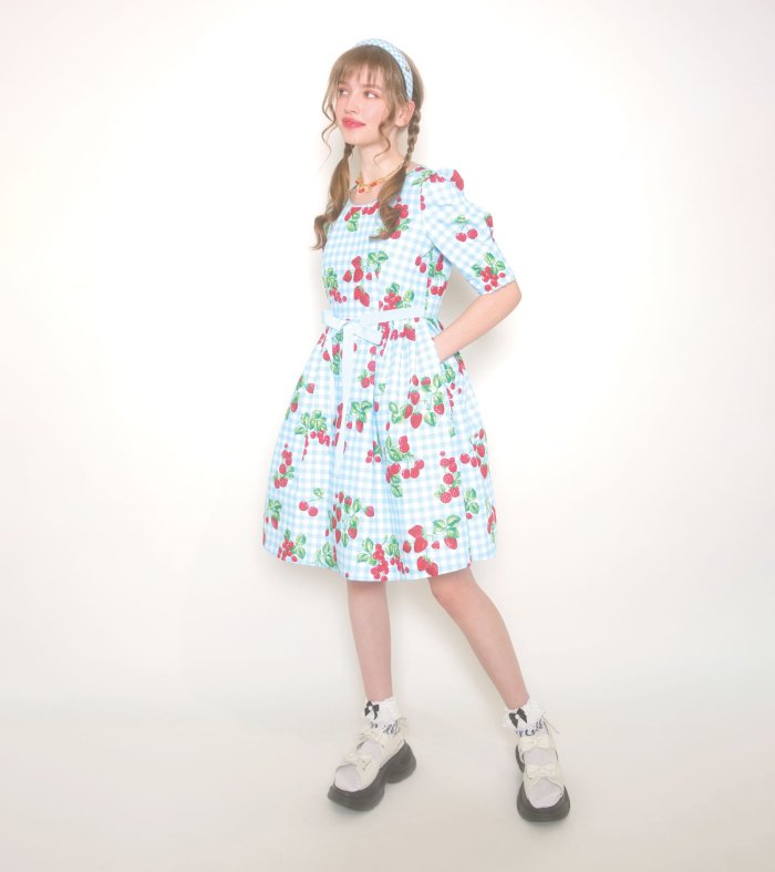 Red Garden Dress - MILK MILKBOY OFFICIAL ONLINE SHOP | milk inc.