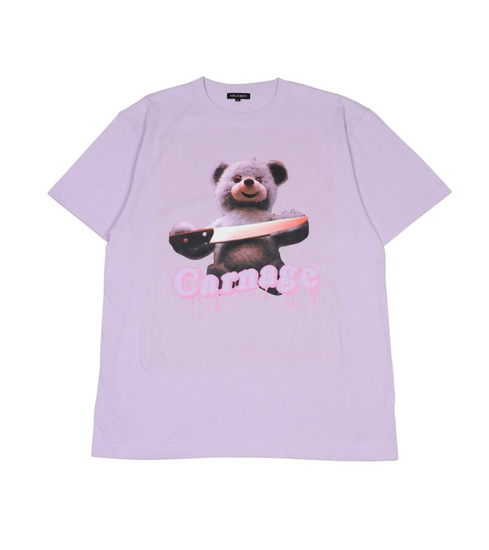 CARNAGE BEAR TEE - MILK MILKBOY OFFICIAL ONLINE SHOP | milk inc.