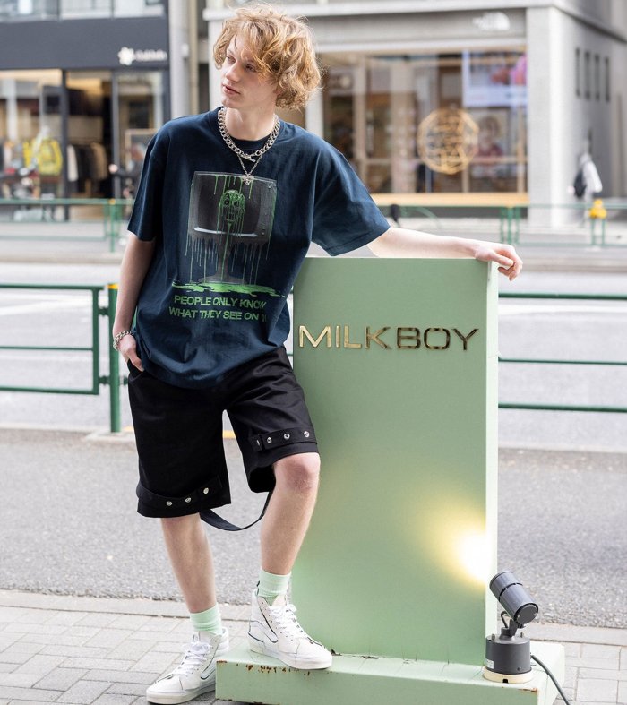 TV TEE - MILK MILKBOY OFFICIAL ONLINE SHOP | milk inc.