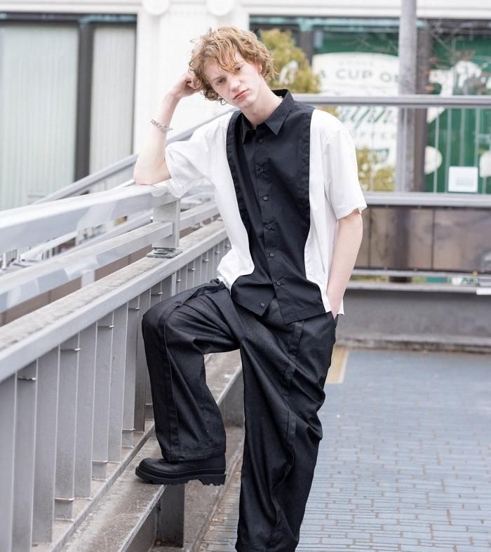 STAND TUCK PANTS - MILK MILKBOY OFFICIAL ONLINE SHOP | milk inc.