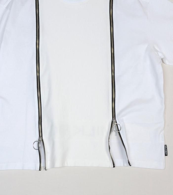 ZIPPED LOGO TEE - MILK MILKBOY OFFICIAL ONLINE SHOP | milk inc.