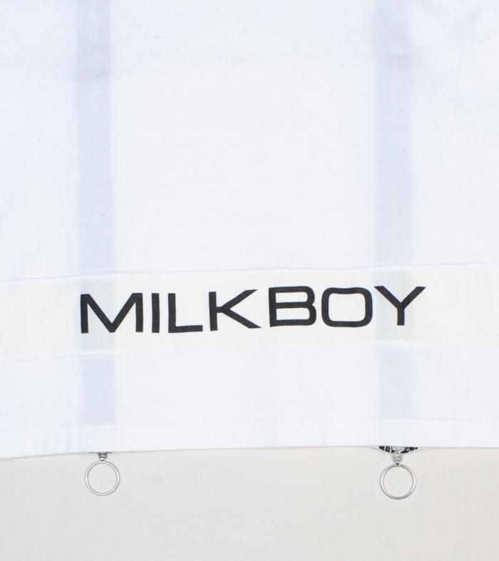 MILKBOY Tシャツ ZIPPED LOGO TEE - MILK MILKBOY OFFICIAL ONLINE SHOP | milk inc.