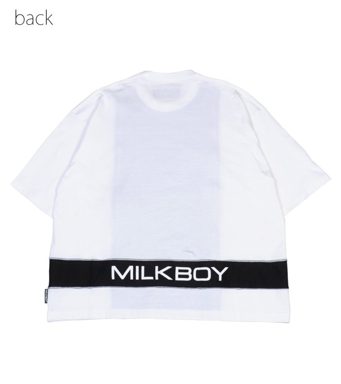 ZIPPED LOGO TEE - MILK MILKBOY OFFICIAL ONLINE SHOP | milk inc.