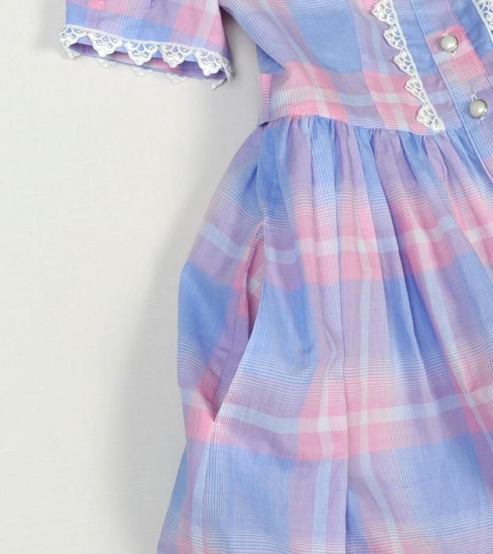 MILK Sweet Soda Dress ピンク×ブルーチェック Sweet soda dress - MILK MILKBOY OFFICIAL ONLINE SHOP | milk inc.
