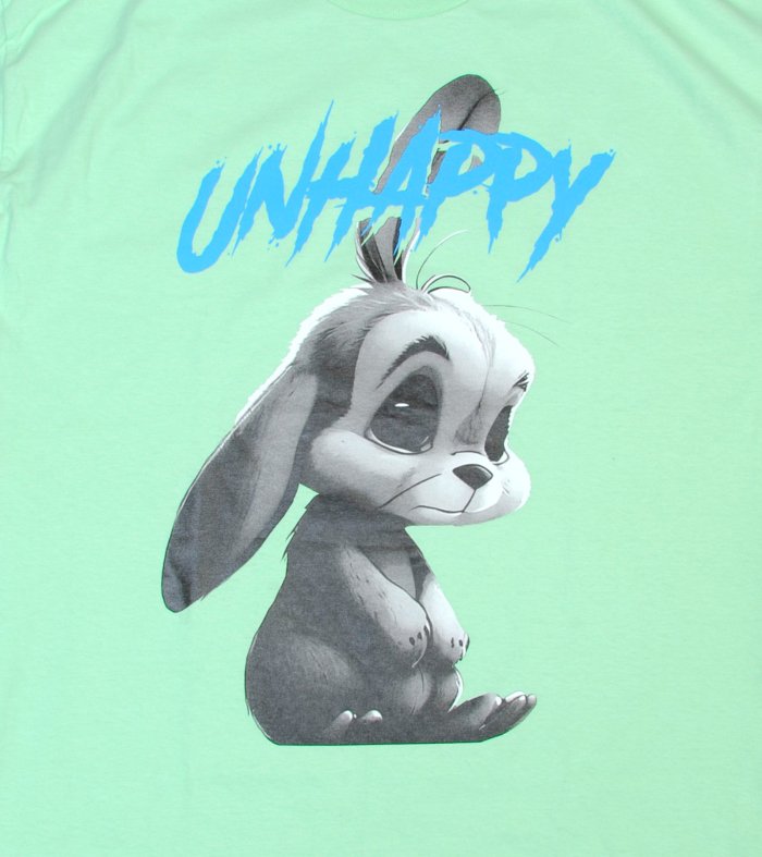 UNHAPPY BUNNY TEE - MILK MILKBOY OFFICIAL ONLINE SHOP | milk inc.