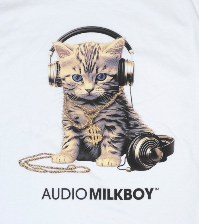 AUDIO CAT TEE - MILK MILKBOY OFFICIAL ONLINE SHOP | milk inc.