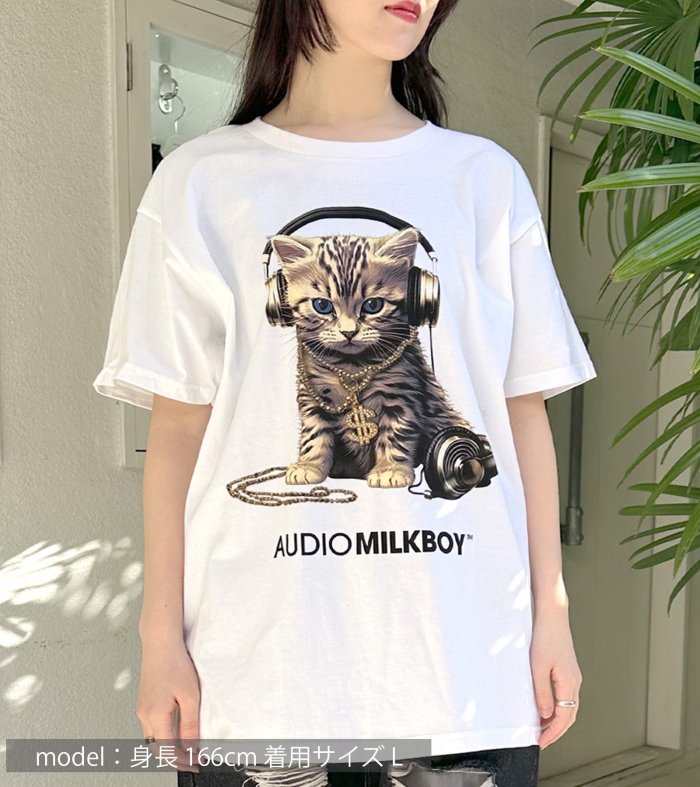 AUDIO CAT TEE - MILK MILKBOY OFFICIAL ONLINE SHOP | milk inc.