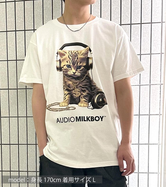AUDIO CAT TEE - MILK MILKBOY OFFICIAL ONLINE SHOP | milk inc.