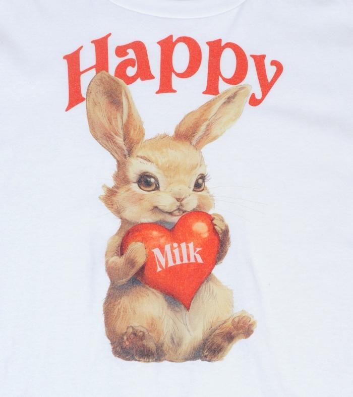 HAPPY BUNNY T - MILK MILKBOY OFFICIAL ONLINE SHOP | milk inc.