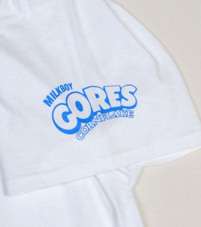 【返品?交換対象商品】 FLAKE CORN TEE inc. milk | SHOP ONLINE OFFICIAL MILKBOY MILK - トップス