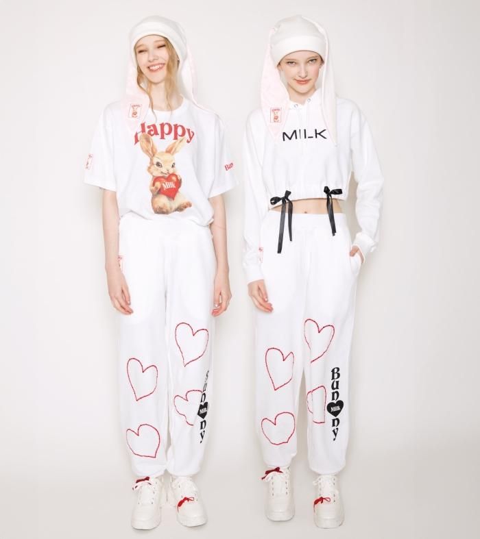 ァッション人気ブランドランキング - スウェットパンツ BUNNY MILK SHOP ONLINE OFFICIAL MILKBOY トレーナー/スウェット
