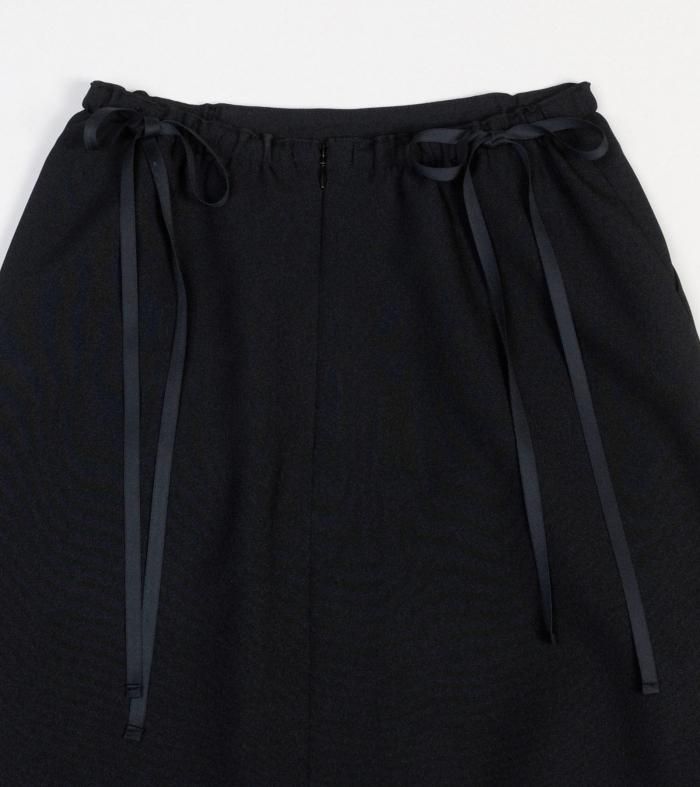 Tulle ribbon skirt / milk | june -little closet-