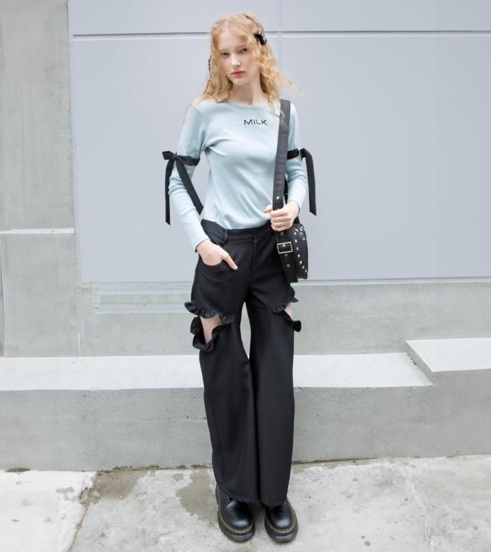 Ribbon リブ TOPS - MILK MILKBOY OFFICIAL ONLINE SHOP | milk inc. Ribbon リブ TOPS - MILK MILKBOY OFFICIAL ONLINE SHOP | milk inc.