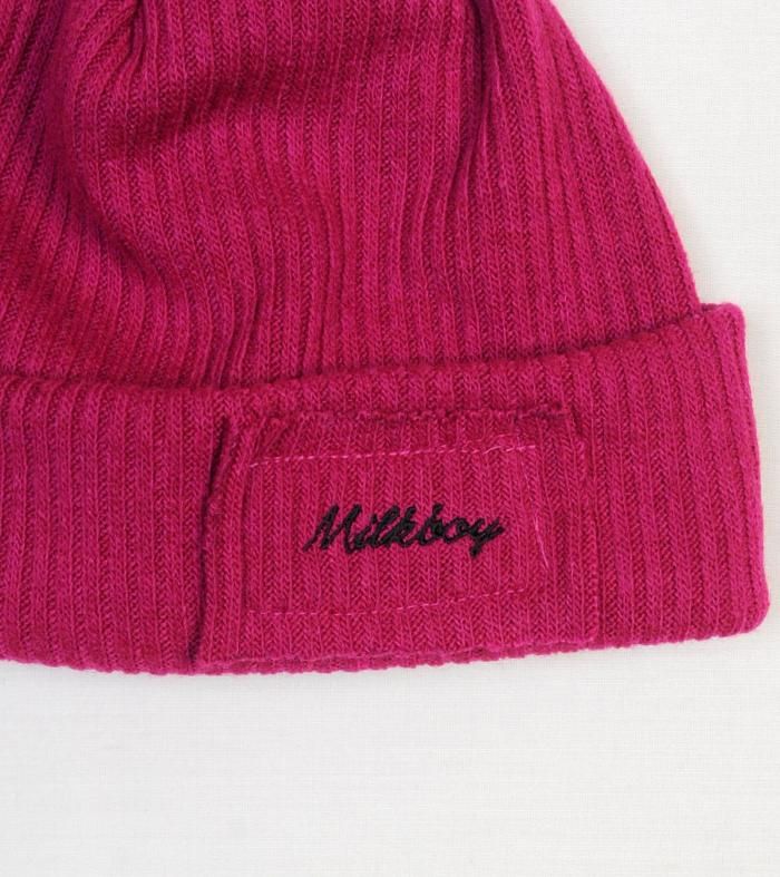 LOGO KNIT CAP - MILK MILKBOY OFFICIAL ONLINE SHOP | milk inc.