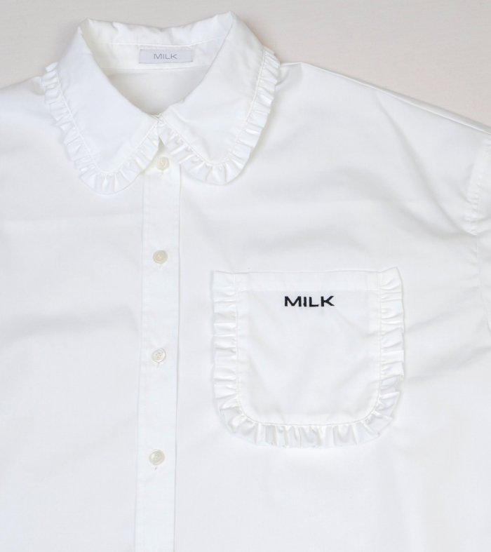 フリル DECOR オーバーシャツ - MILK MILKBOY OFFICIAL ONLINE SHOP | milk inc.