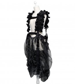  ͽ   ruffle harness with skirt