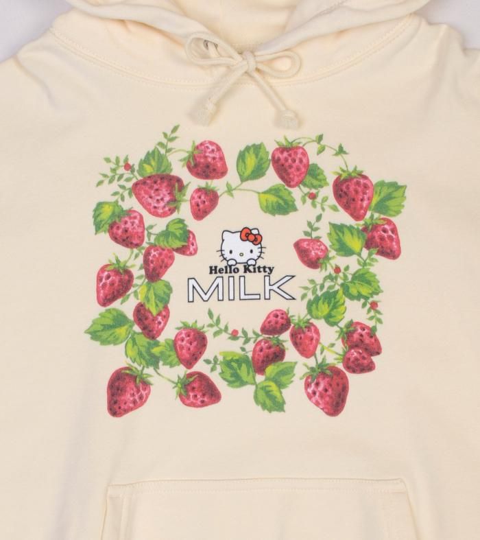 HELLO KITTY ストロベリーフーディー - MILK MILKBOY OFFICIAL ONLINE SHOP | milk inc.