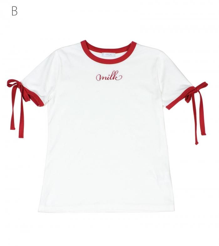 Double Ribbon Tee | Tシャツ - MILK MILKBOY OFFICIAL ONLINE