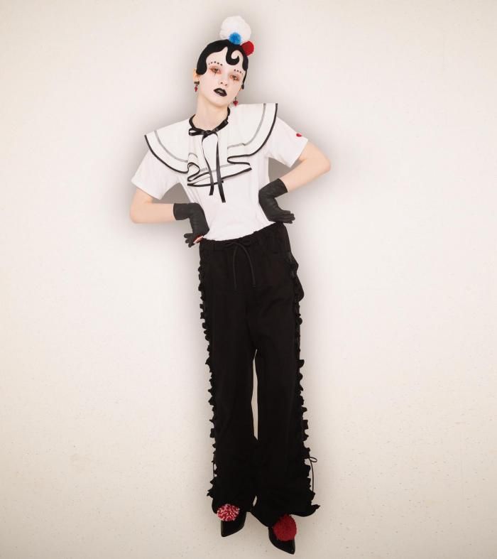 MILK ミルク Hip Ribbon PANTS ブラック 2025AW Hip Ribbon パンツ（その他パンツ）｜MILK（ミルク）の
