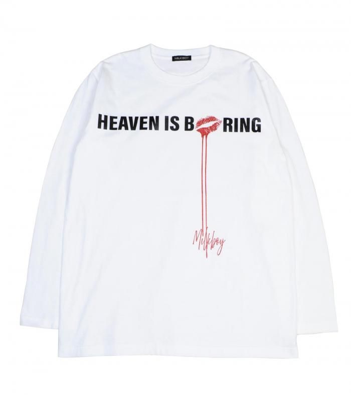 Heaven is BORING L.S. Tee - MILK MILKBOY OFFICIAL ONLINE