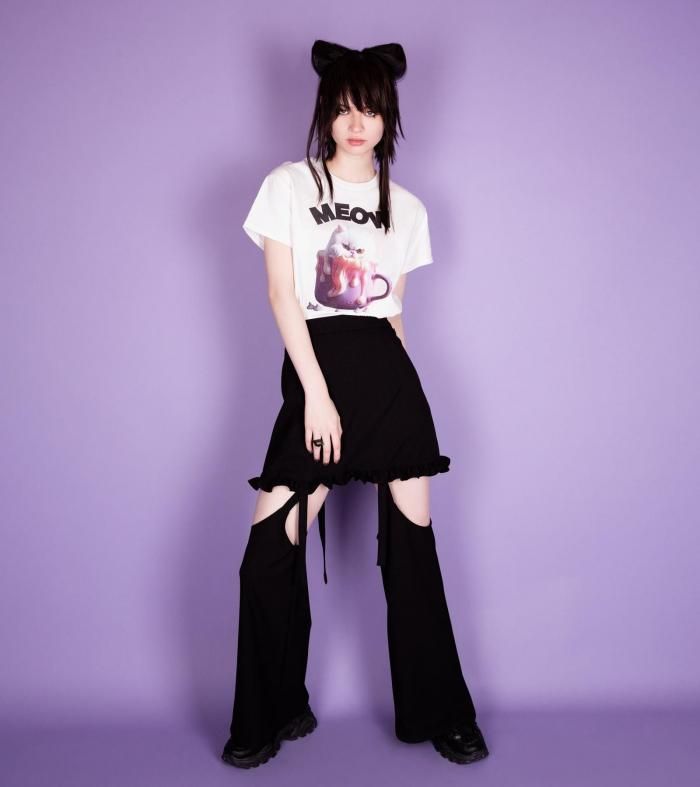 CAT CUP TEE - MILK MILKBOY OFFICIAL ONLINE SHOP | milk inc.