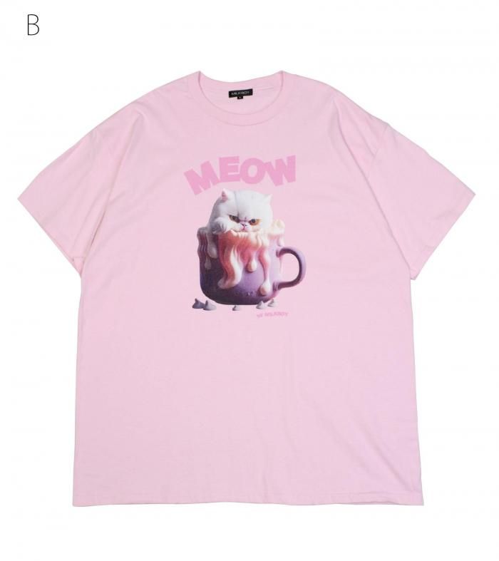 CAT CUP TEE - MILK MILKBOY OFFICIAL ONLINE SHOP | milk inc.