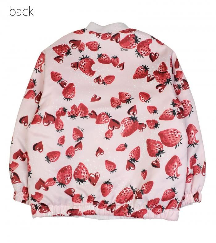 Berry Kiss ジャンパー | ストロベリー風アウター - MILK MILKBOY