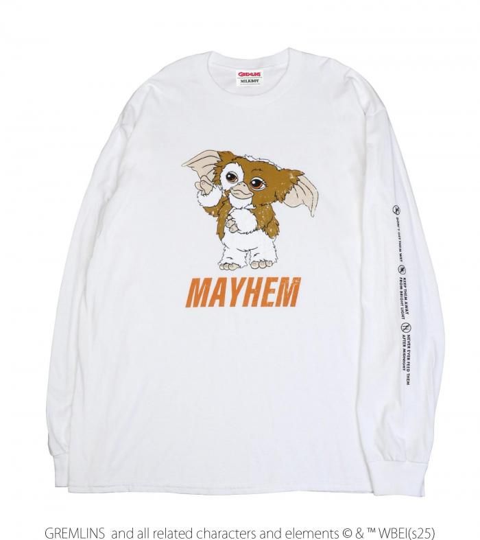 GIZMO MAYHEM L.S. TEE |ロンT - MILK MILKBOY OFFICIAL ONLINE SHOP