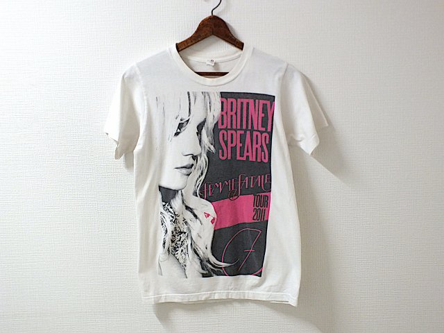 Britney Spears / Cotton Print T-shirt（Femme Fatale Tour 2011） - Cosmic  Jumper ONLINE SHOP