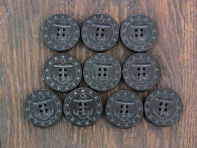 U.S.Navy / 13 Star Pea Coat Buttons - Cosmic Jumper ONLINE SHOP