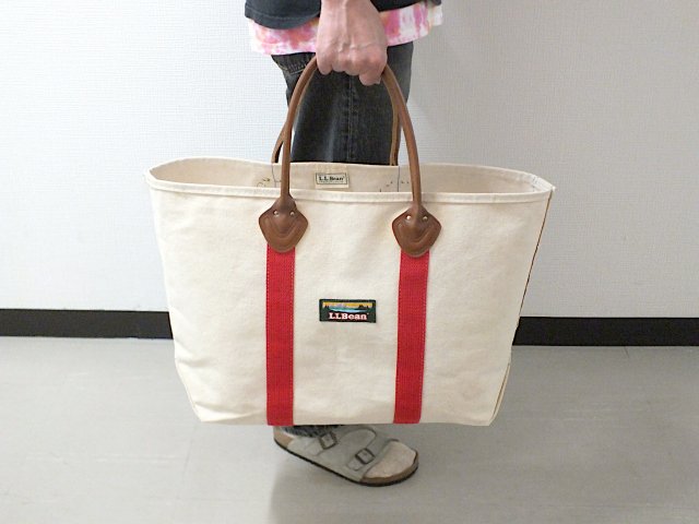 Ll bean tote online leather handles