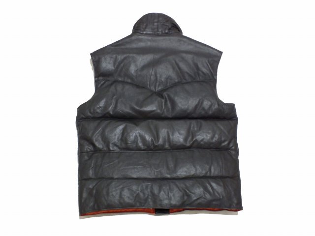 Pioneer Wear Inc. / Leather Nylon Reversible Down Vest - Cosmic Jumper  ONLINE SHOP