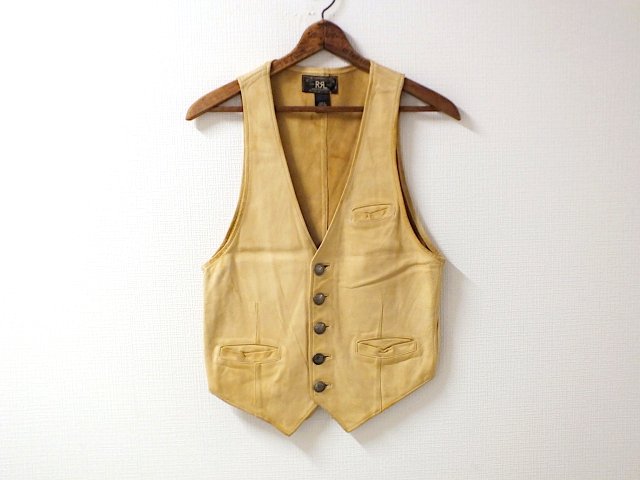 RRL / Vintage Leather Vest - Cosmic Jumper ONLINE SHOP