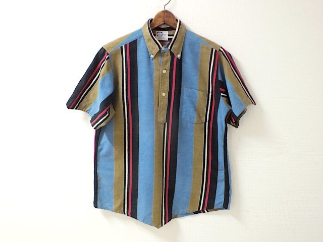 Sears, Roebuck And Co. - Pilgrim / Cotton Stripe B/D Short Sleeve Pullover  Shirt - Cosmic Jumper ONLINE SHOP